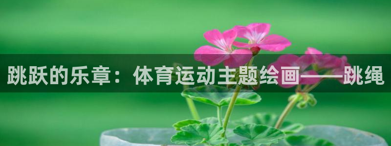 熊猫体育app官网入口：跳跃的乐章：体育运动主题绘画——跳绳