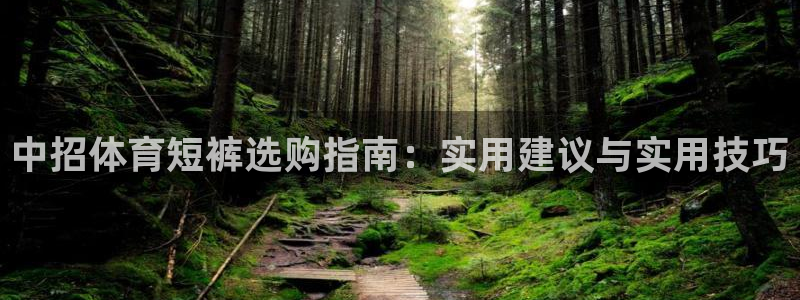 熊猫体育公园：中招体育短裤选购指南：实用建议与实用技巧